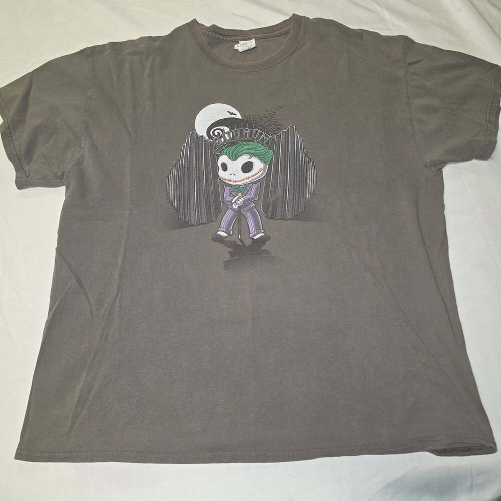 Joker Jack Skellington Batman Nightmare Before Christmas T-Shirt XL